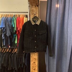 Vintage Stormrider Mustang Black Denim Jacket